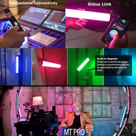 Aputure MT Pro RGB světelná lišta Bi-Colour 2000K -10000K 7,5W výkon Pixelable mini LED tube light, podporuje ovládání Sidus Lin